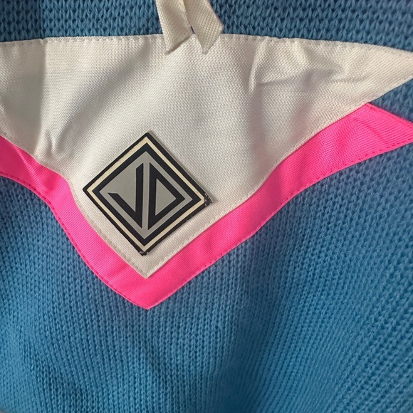 Vintage Wool Sun Valley Ski Quarter zip pullover sweater jacket retro 80s unisex - Picture 4 of 8